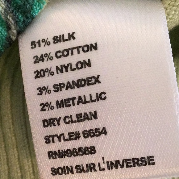 Vintage inspired, jeweled buttons, 3/4 sleeve sweater. - Picture 10 of 11